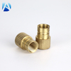 定制黄铜螺母嵌件 M2 M4 M6 M8 滚花螺纹螺母螺栓