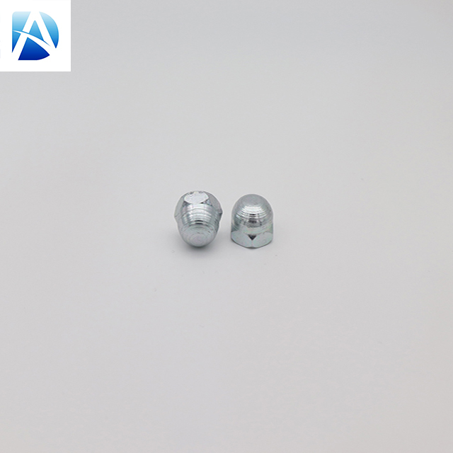 定制盖形螺母 碳钢镀锌盖形螺母 4.8 级盖形螺母