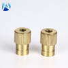 定制黄铜螺母嵌件 M2 M4 M6 M8 滚花螺纹螺母螺栓