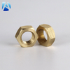 定制黄铜紧固件内六角平头螺母